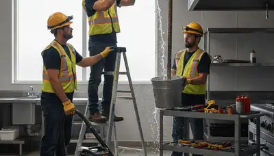 Emergency plumbers in La Jolla, CA repairing burst pipes and urgent home leaks