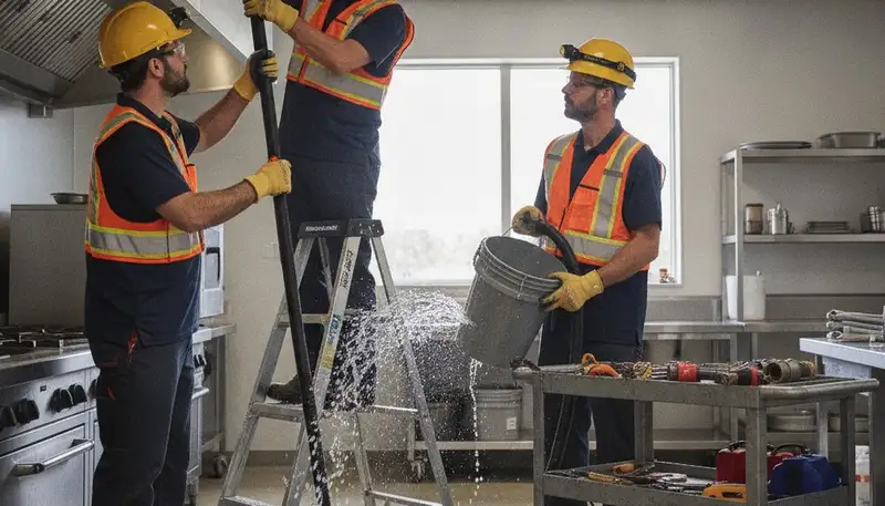 Emergency plumber repairing a leak for La Jolla, CA homes