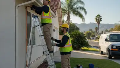 Plumber repairing a leak in La Jolla, CA for residential plumbing service