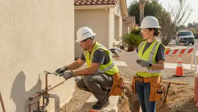 Plumber repairing a pipe in La Jolla, CA for reliable plumbing repair services
