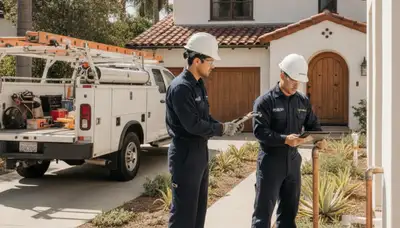 Plumbing repair technician serving La Jolla, CA for residential and commercial pipe and leak repairs