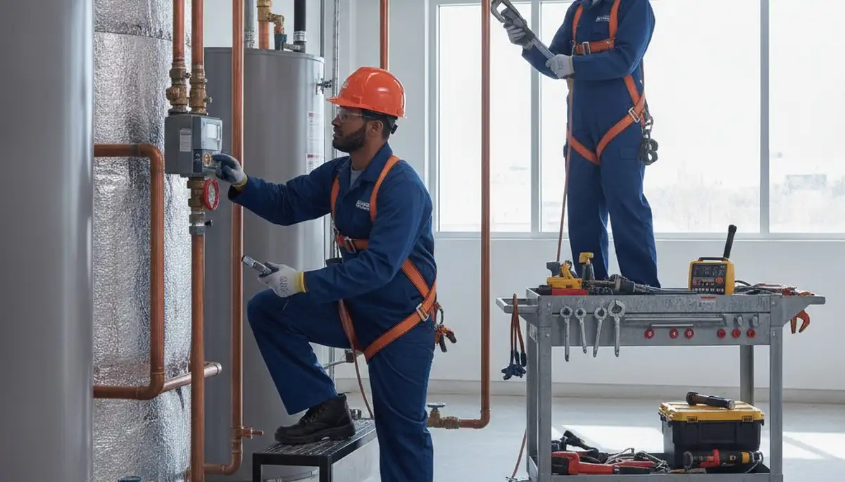 Plumber repairing residential pipes in La Jolla, CA for fast, reliable plumbing service