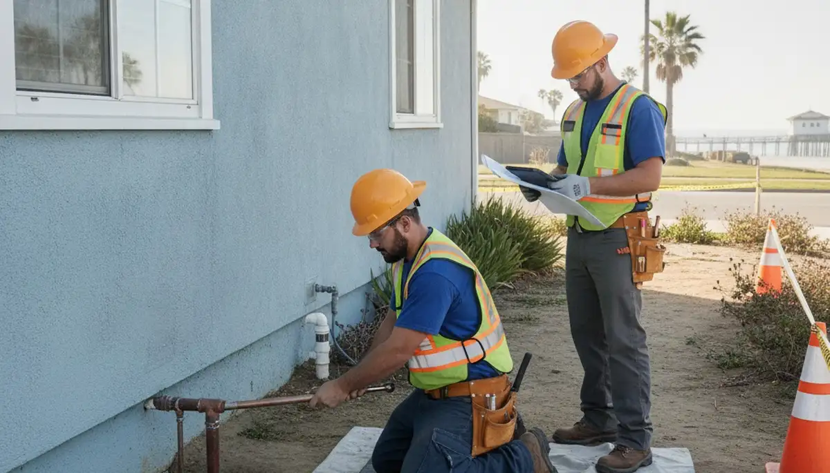 Plumbing repair technician serving La Jolla, CA with professional residential and commercial plumbing services