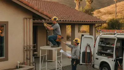 Plumber repairing a leak in La Jolla, CA for reliable plumbing repair services
