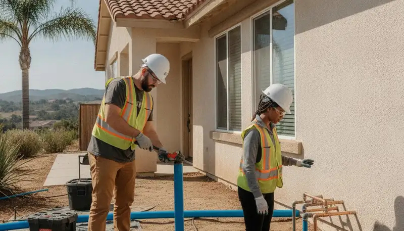 Plumbing repair technician serving La Jolla, CA for residential and commercial plumbing services