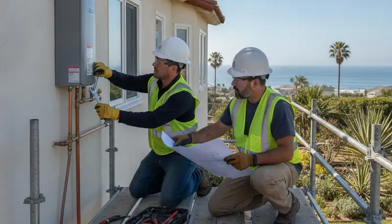 La Jolla, CA plumbing repair technician providing expert residential leak and pipe repair services