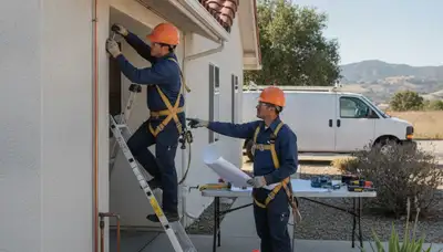 Plumber repairing a leak in La Jolla, CA for residential plumbing service